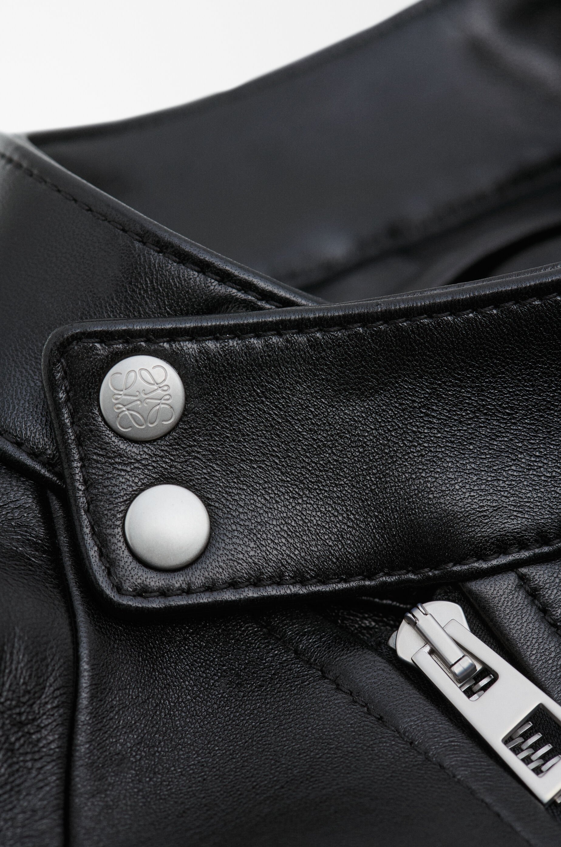 Trapeze jacket in nappa lambskin - 6