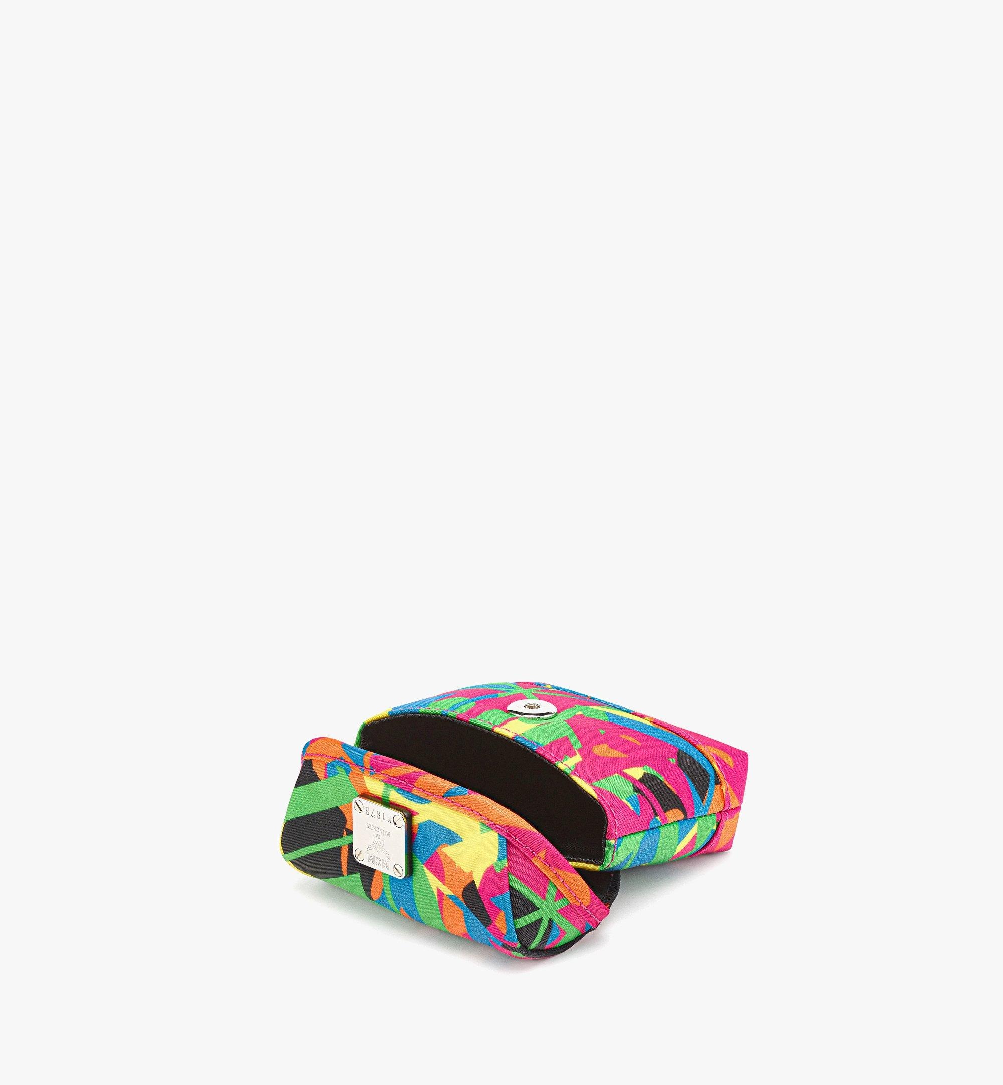 Aren Lanyard Pouch in Cubic Camouflage Nylon - 4