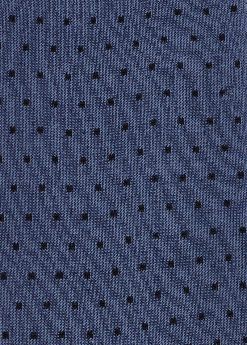 Washed Navy Polka Dot Socks 3