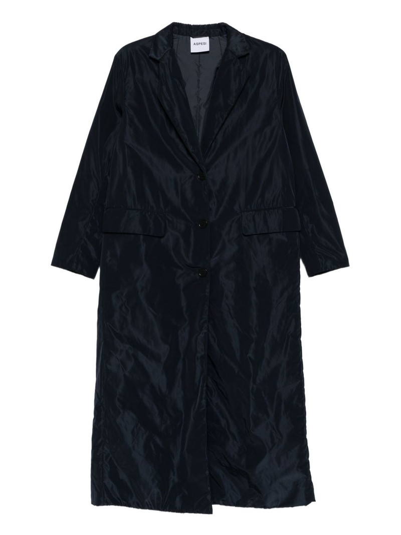 single-breasted buttoned coat 1