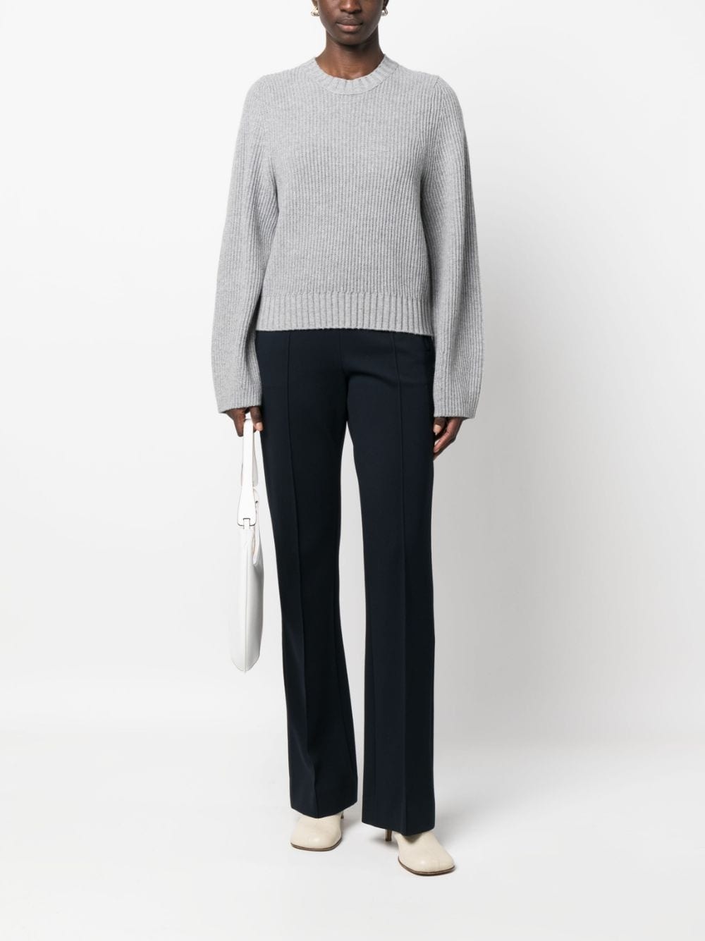 ribbed-knit sweatshirt - 2