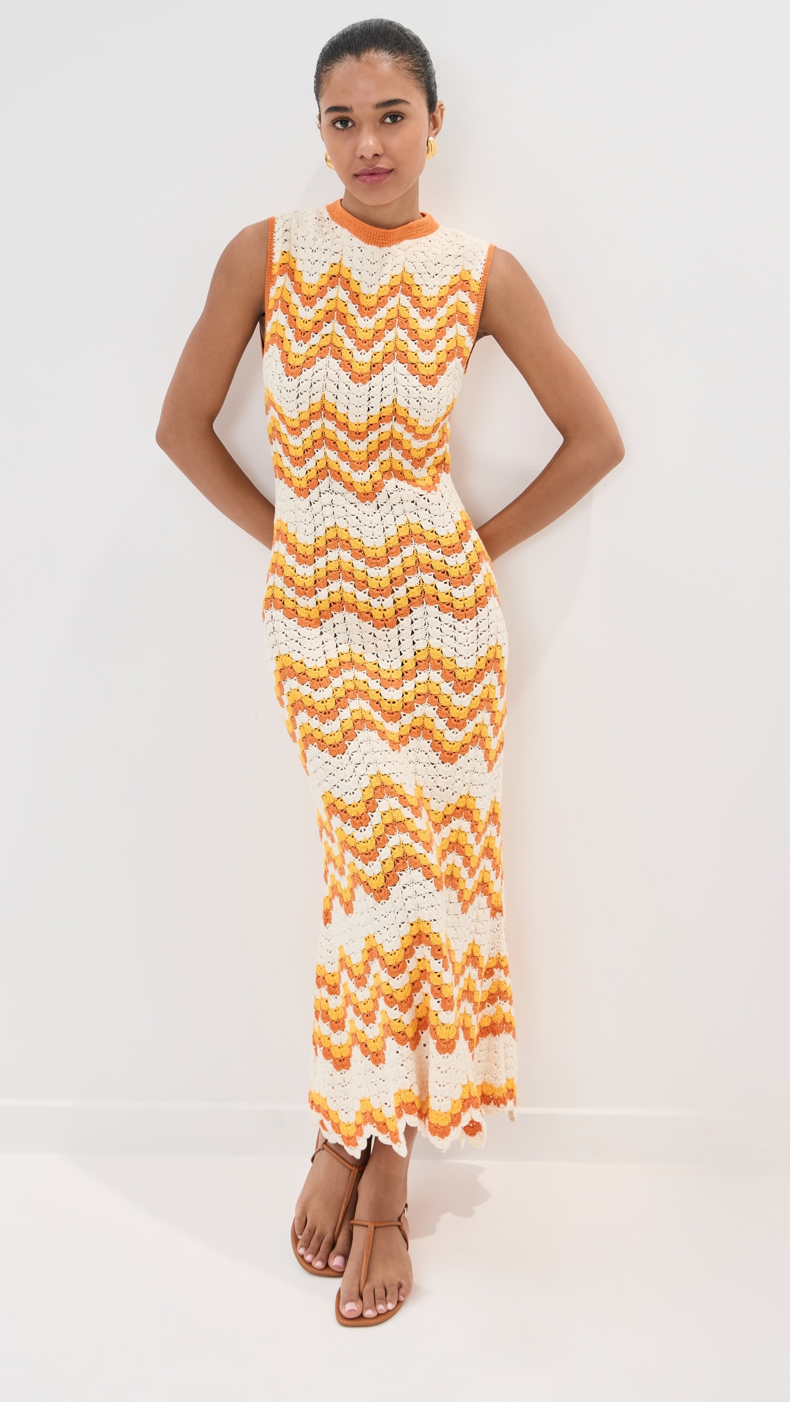 Huayna Crochet Maxi Dress - 1