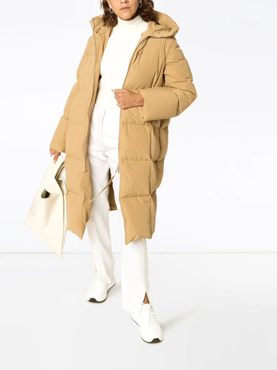 Jil Sander zip-front puffer coat outlook