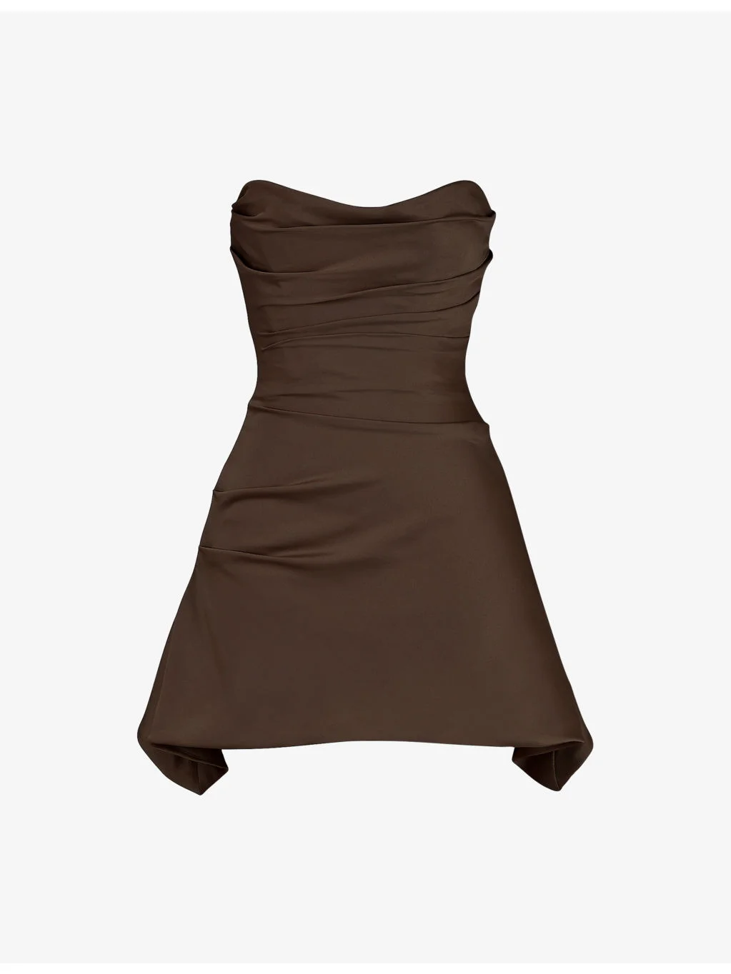 Jasmine strapless cotton-blend mini dress - 1