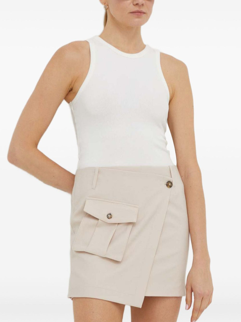pocket-wrap mini skirt 1
