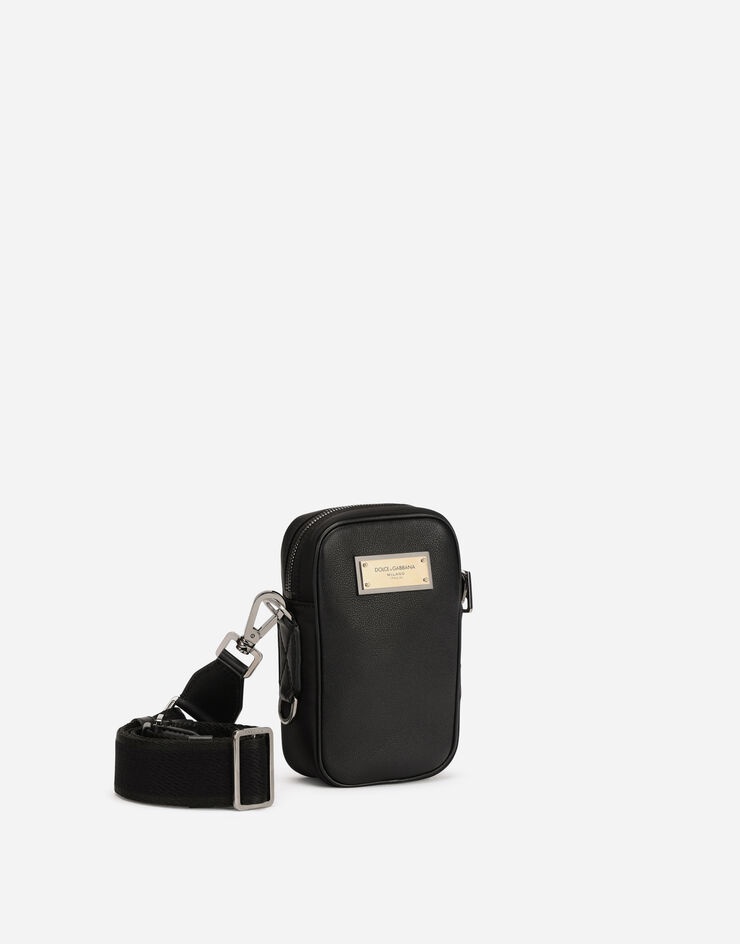 Grainy calfskin crossbody bag - 2