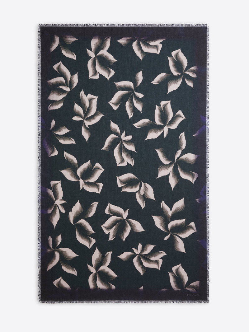 PRINTED COTTON SCARF 1