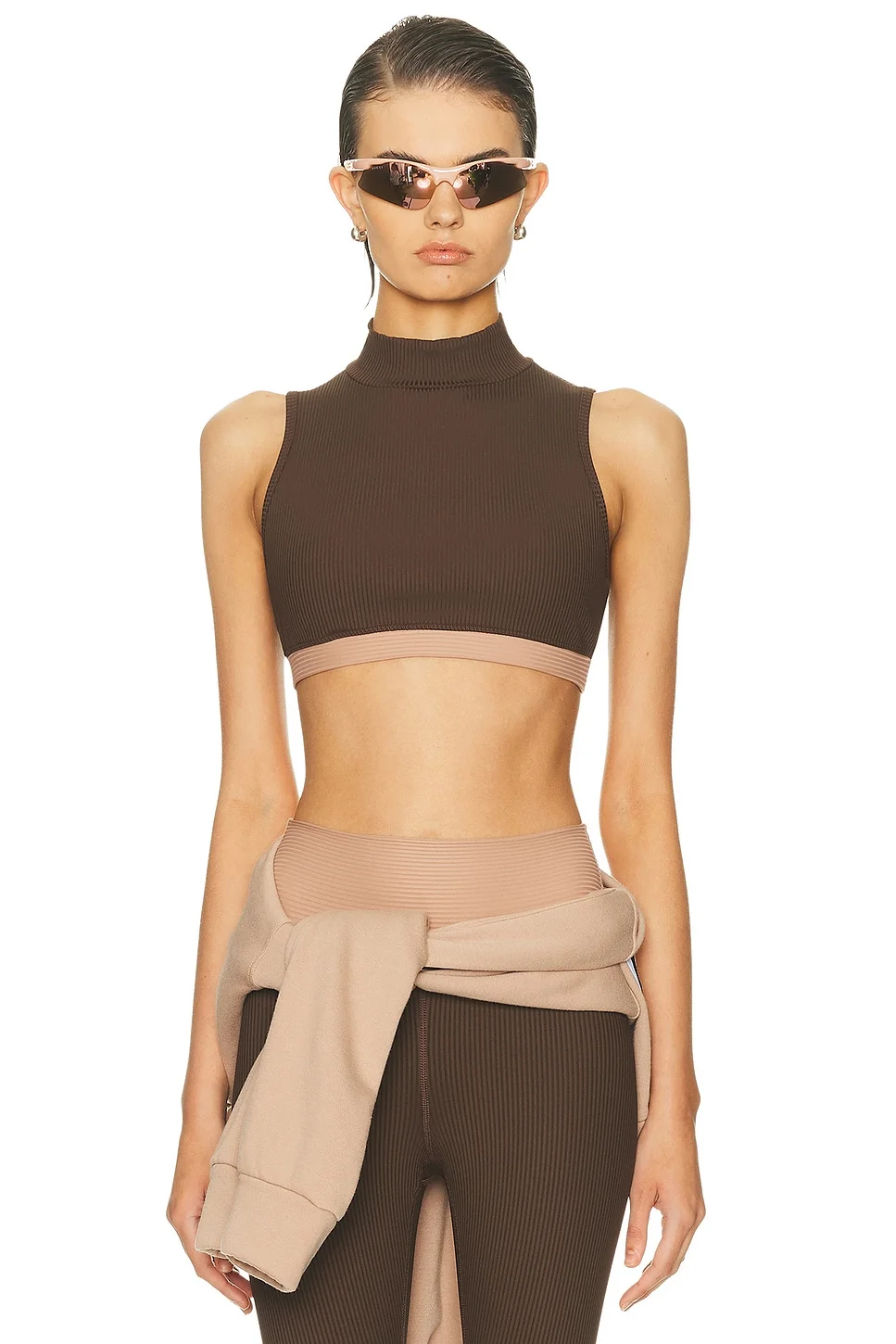 Ribbed Contrast Bodhi Bra - 1