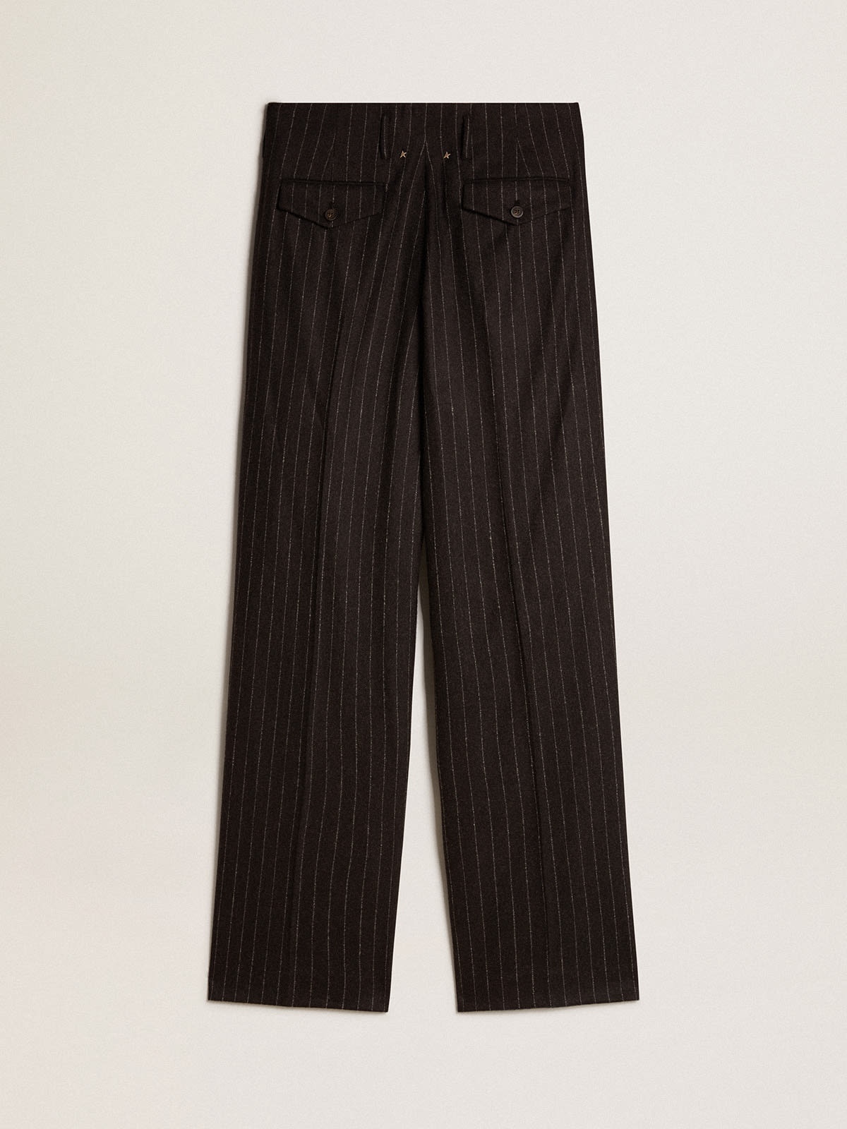 Women’s pants in dark gray wool - 5