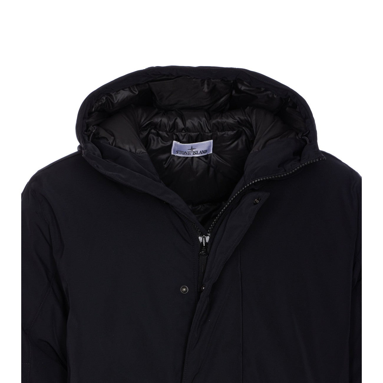 Stone Island Men Logo Micro Twill Down Jacket - 4