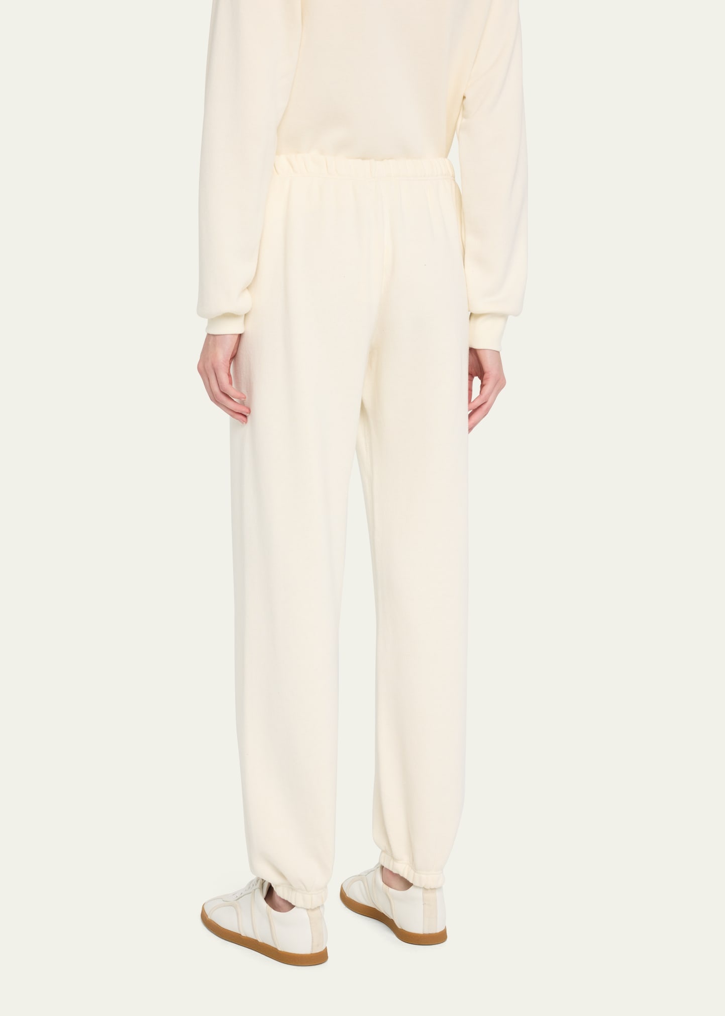 Classic French Terry Cinched-Cuff Sweatpants - 3