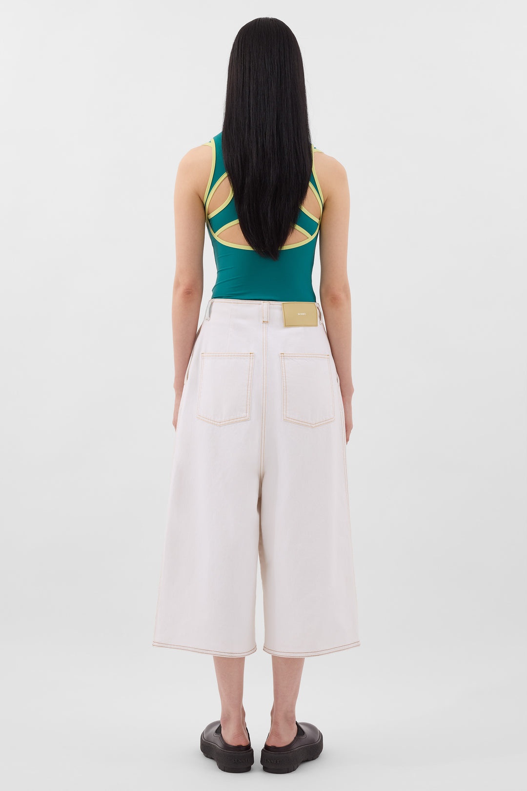 SUPER STRETCH COMBINED TOP / jade green - 5