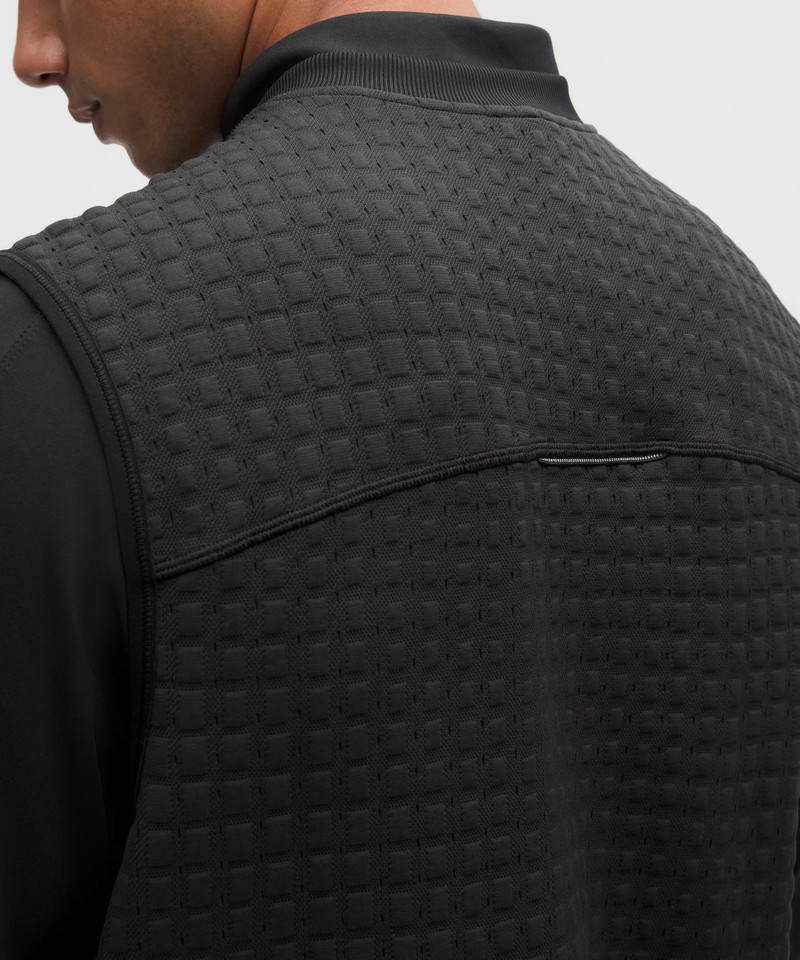 3D Waffle-Knit Jacquard Vest 7