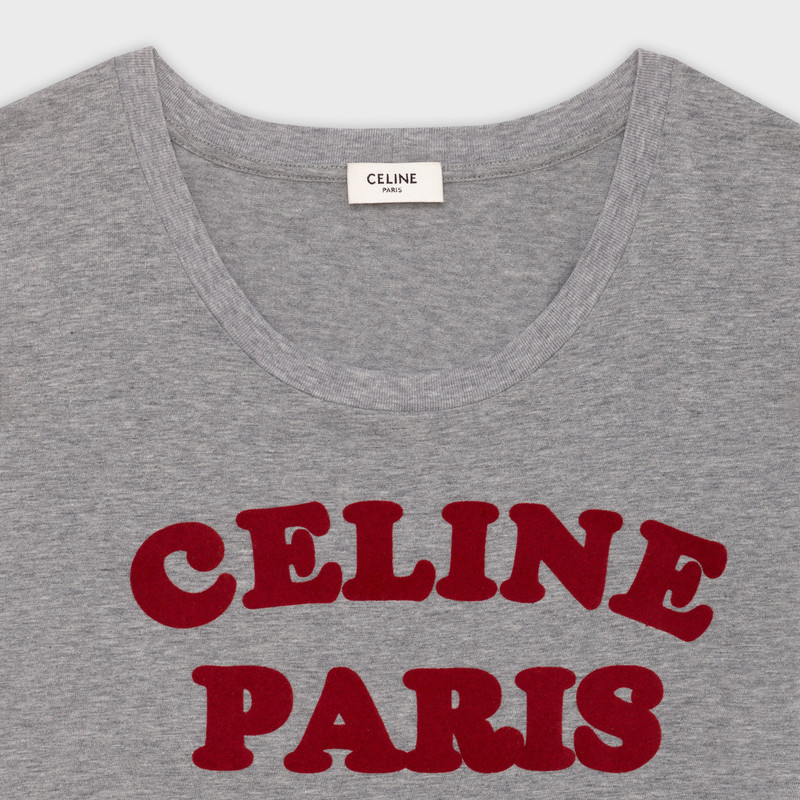 T-SHIRT IN FLOCKED COTTON 3