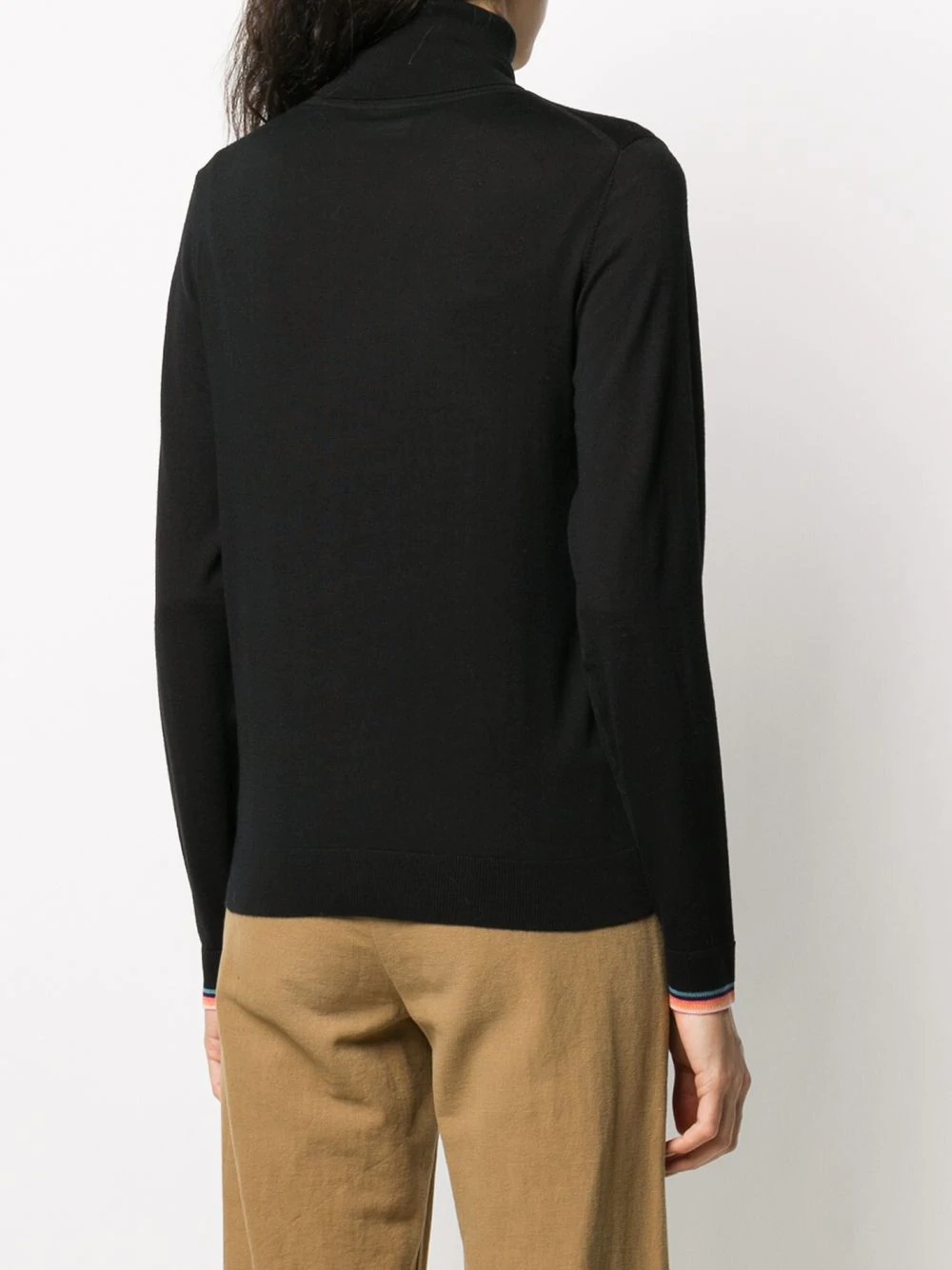 roll-neck knit jumper - 4