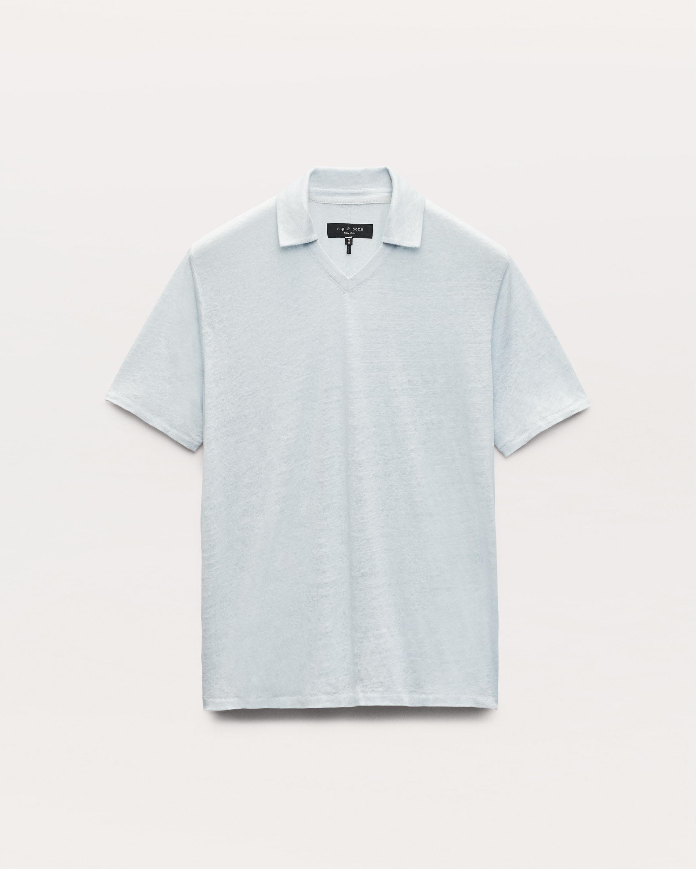 Linen Johnny Collar Polo - 2