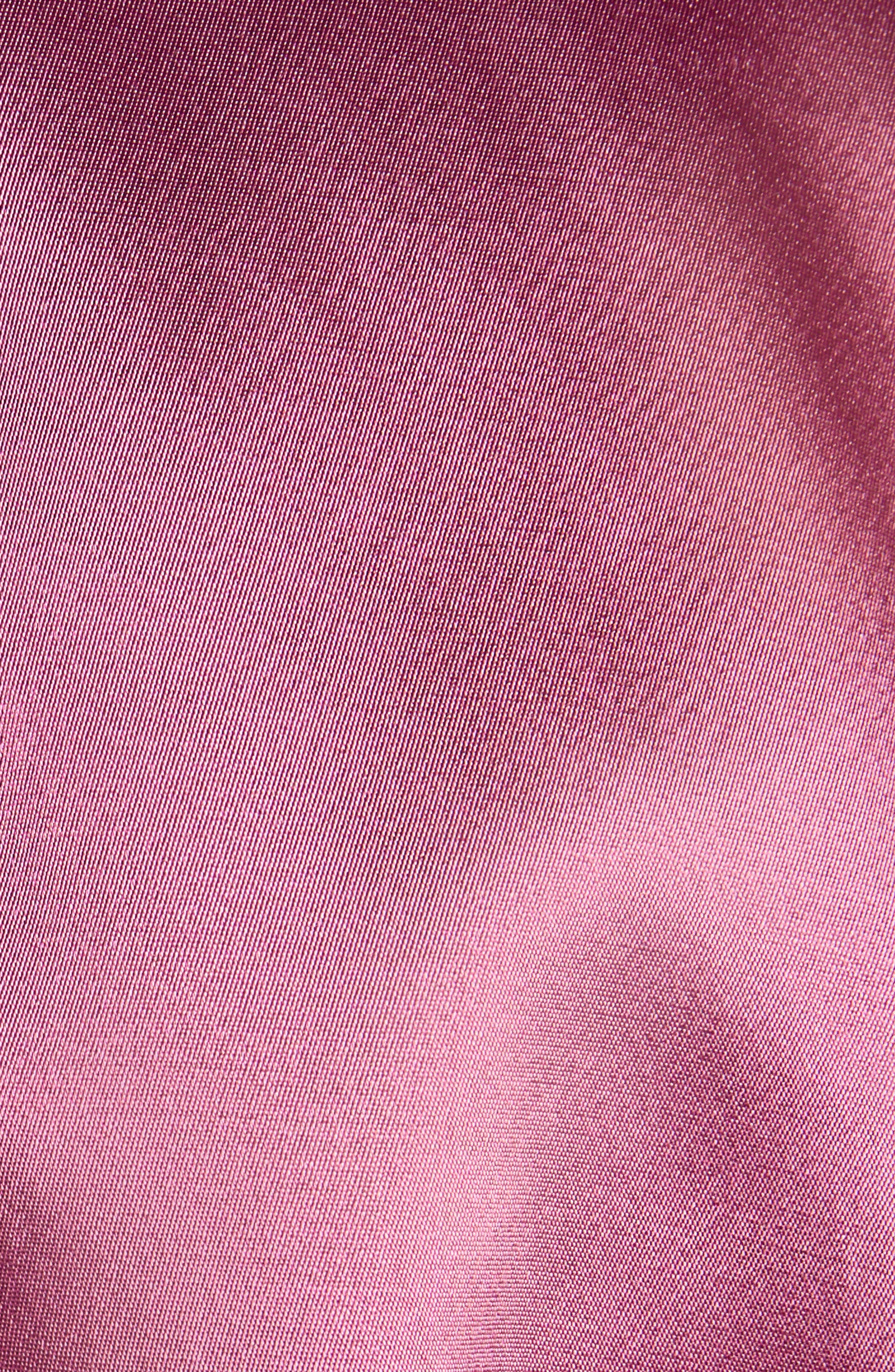 TOM FORD Shiny Satin Bomber Jacket in Xfuwh Fuxia/White at Nordstrom - 6