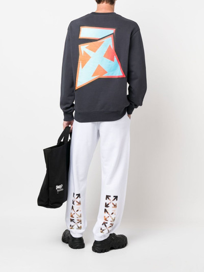 Off-White Thund Skate-print sweatshirt outlook