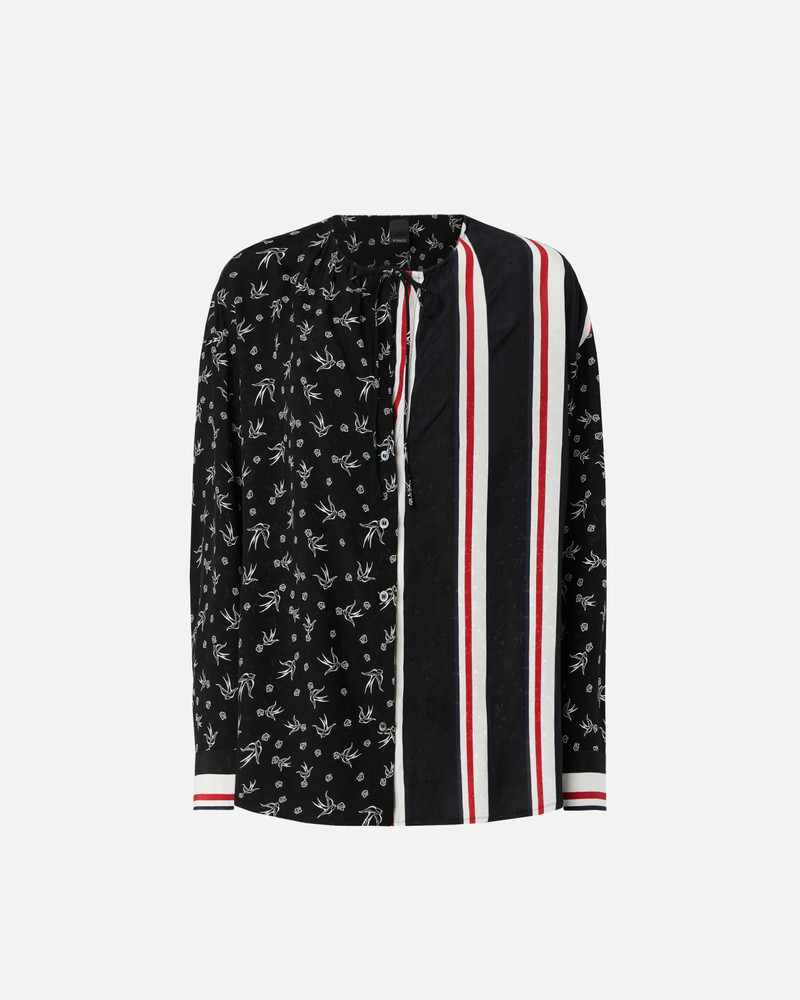 PRINTED VISCOSE JACQUARD SHIRT 1