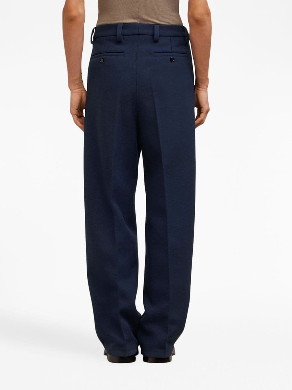 straight-leg tailored trousers - 5