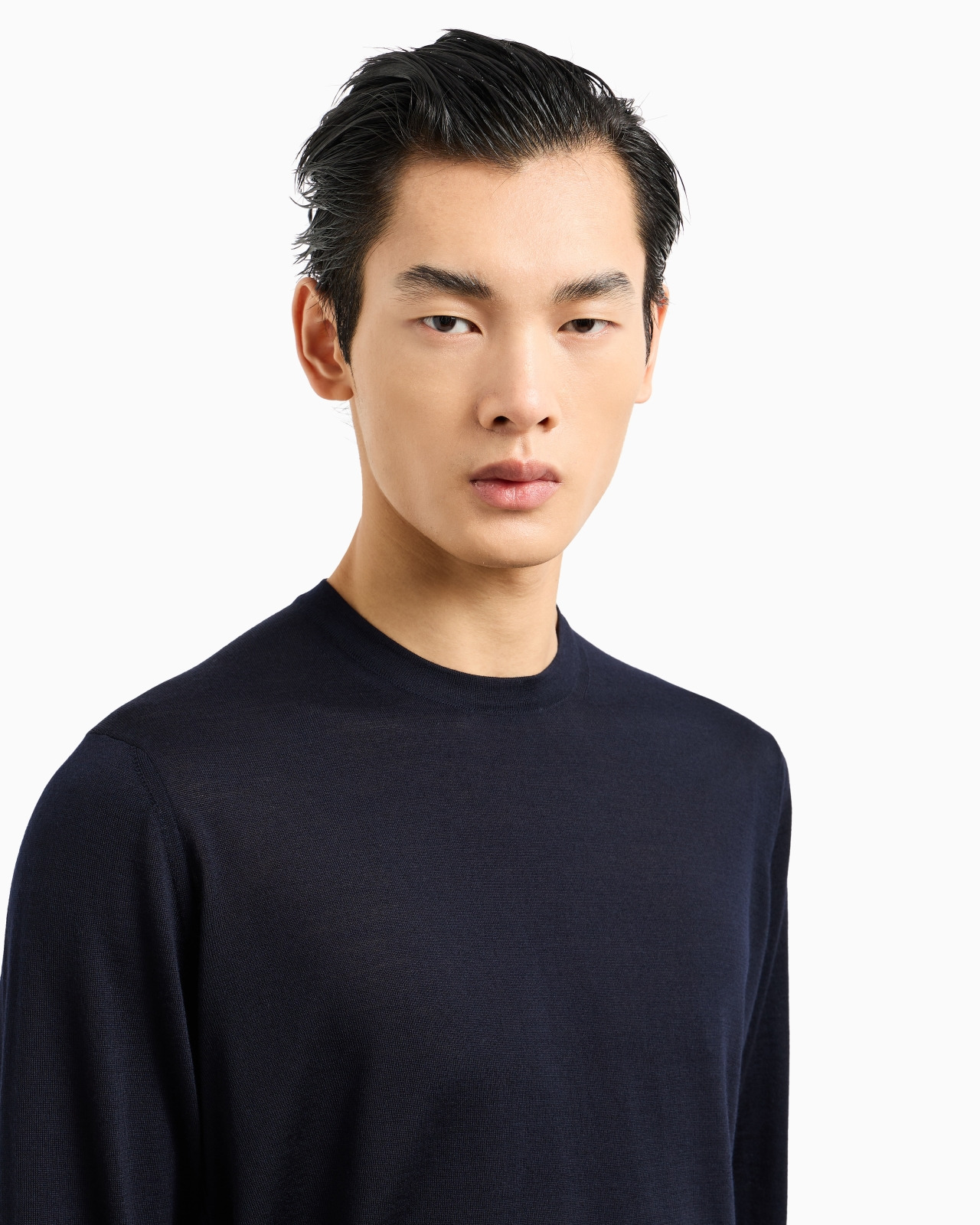 Virgin-wool, crew-neck jumper - 5