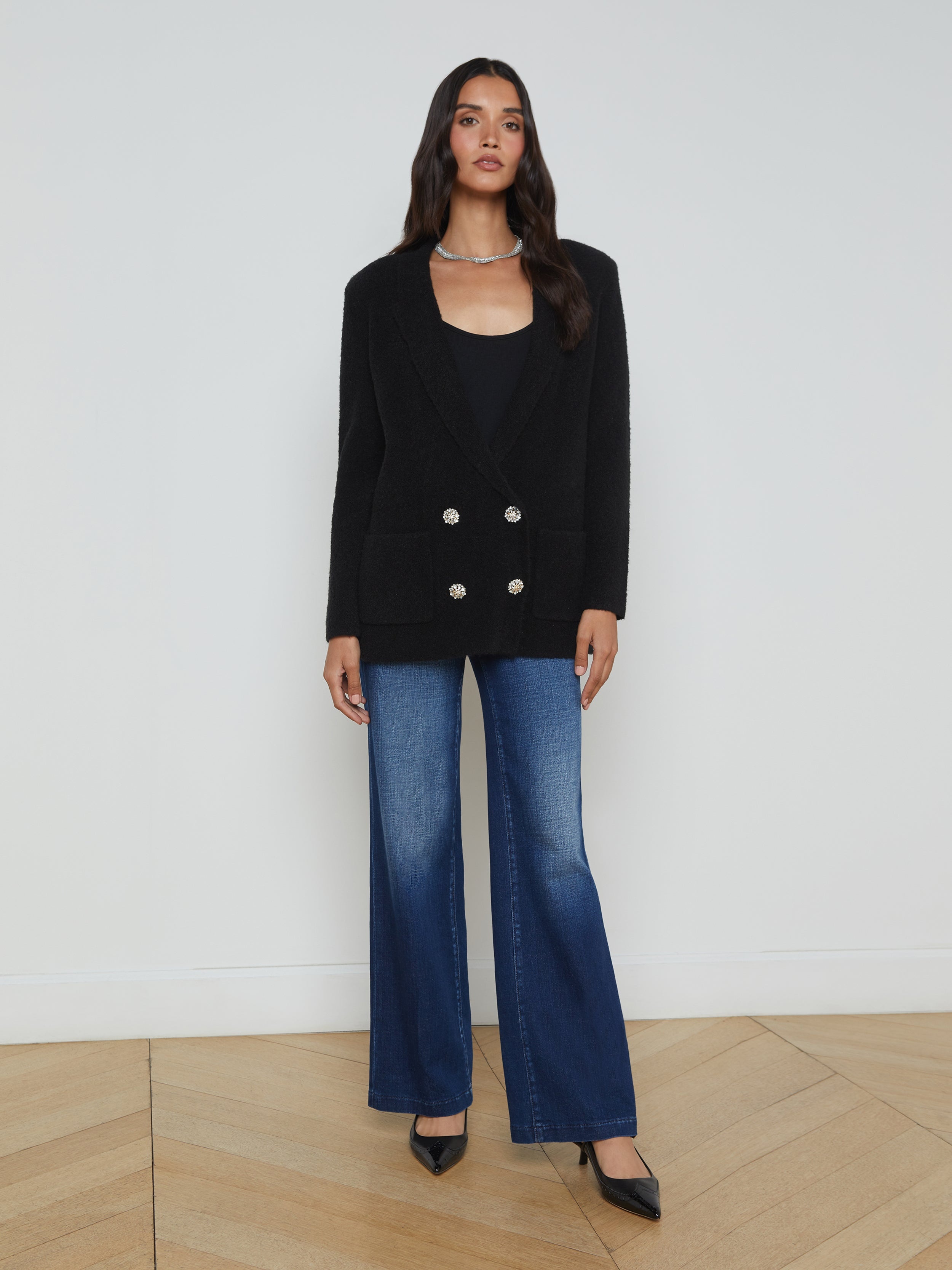 Eileen Knit Boyfriend Blazer - 4