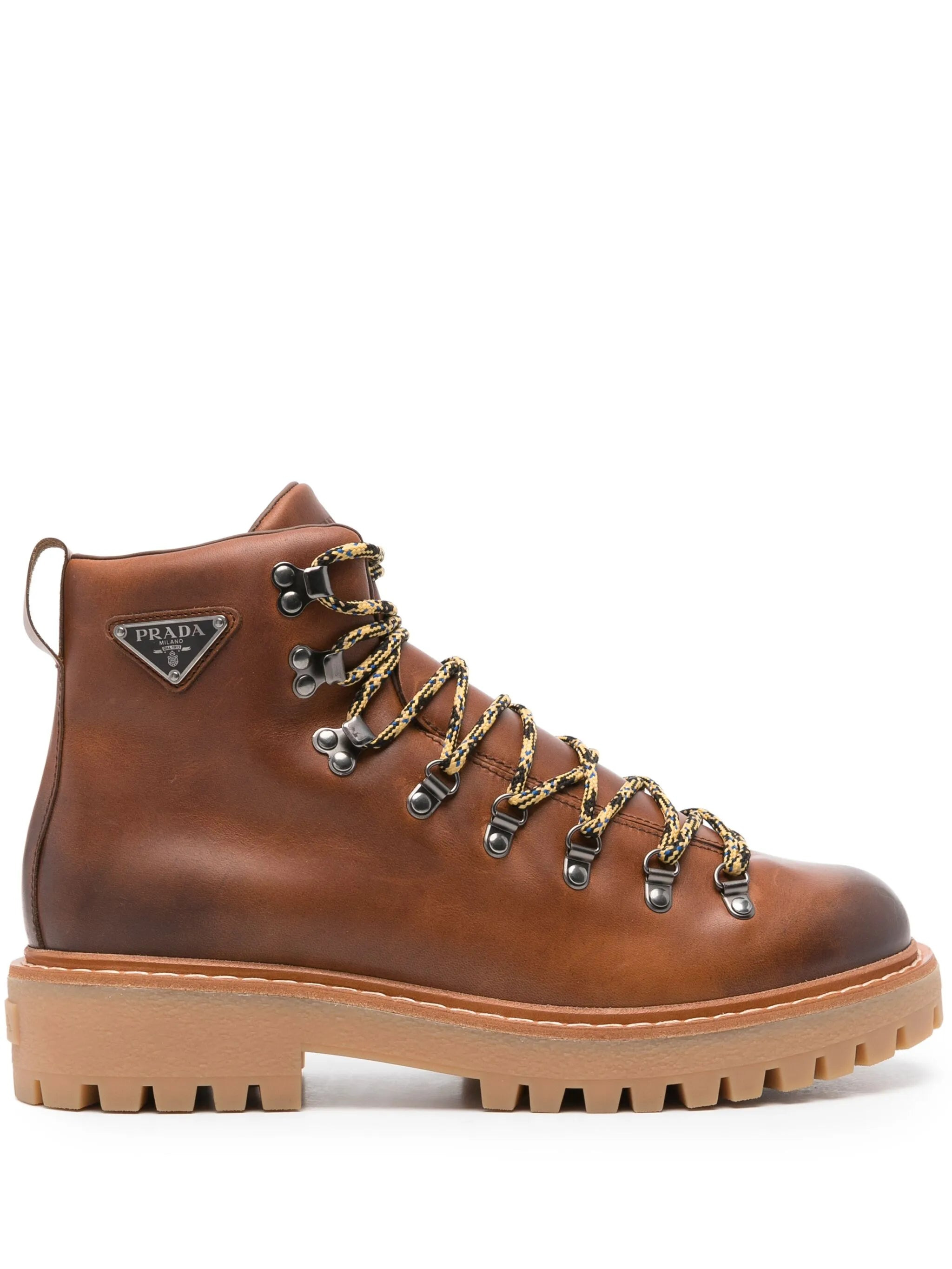 Laced Leather Boots - 1