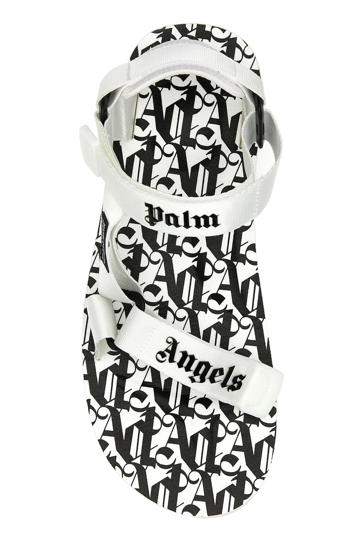 White fabric Palm Angels x Suicoke sandals - 4