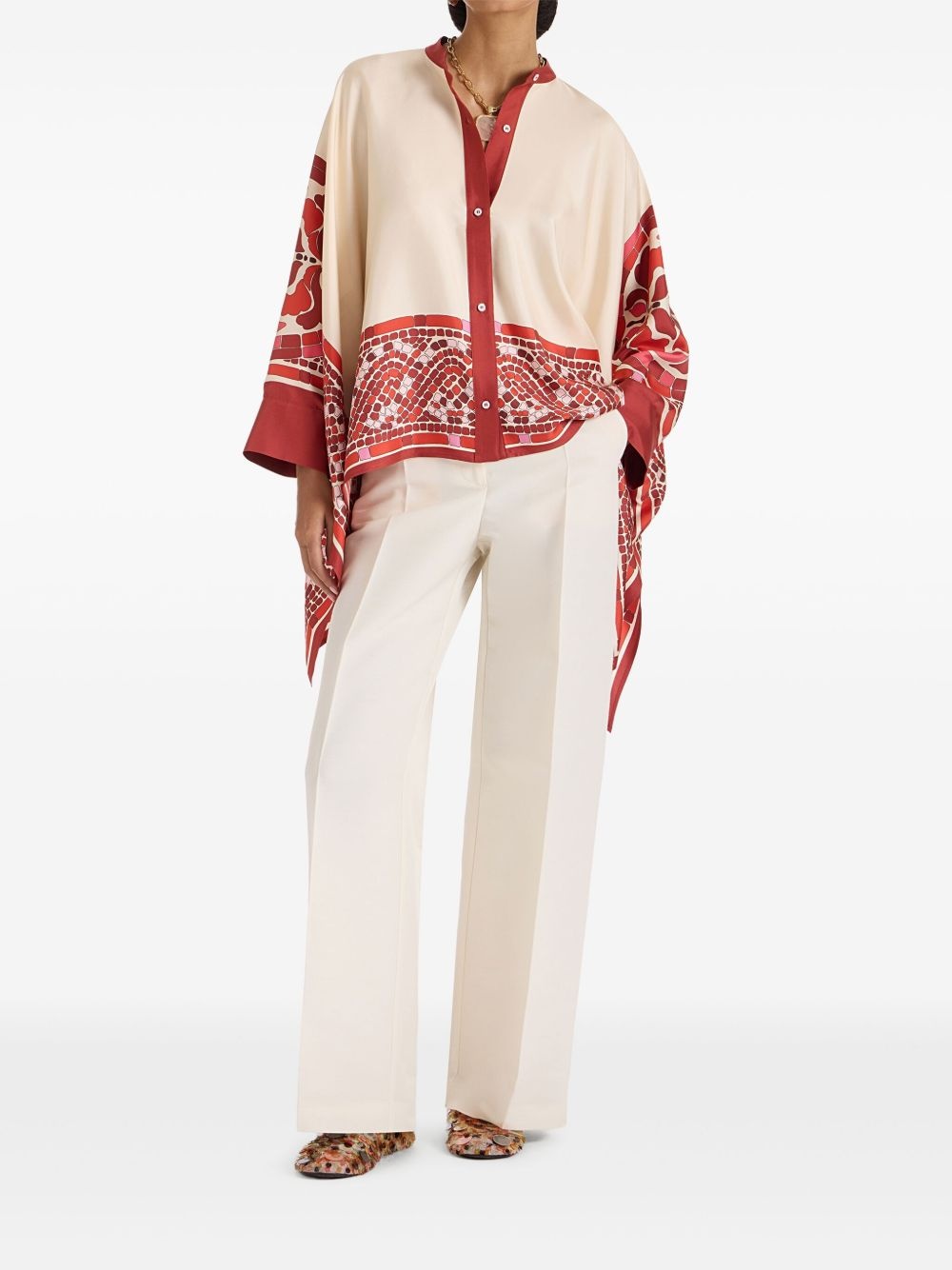 silk foulard shirt - 2