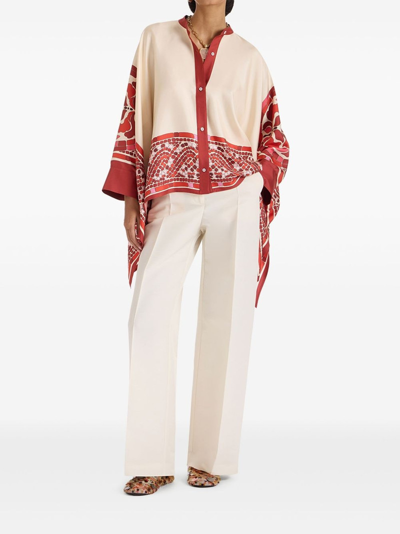 La DoubleJ silk foulard shirt outlook