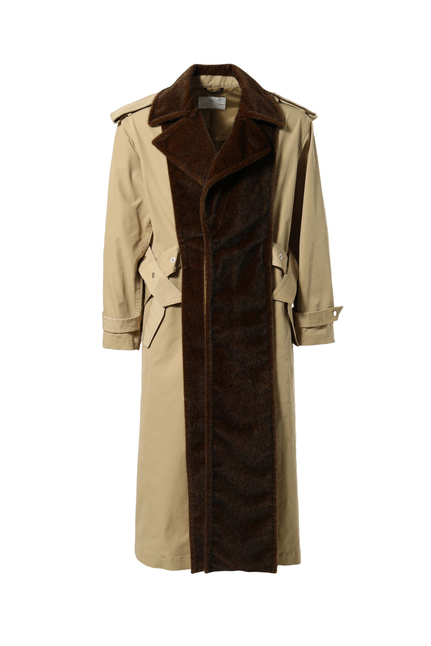 TOGA PULLA BONDING FUR COAT / BEI | nubiantokyo | REVERSIBLE