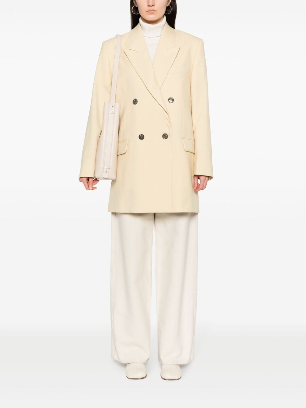 double-breasted virgin-wool jacket - 2