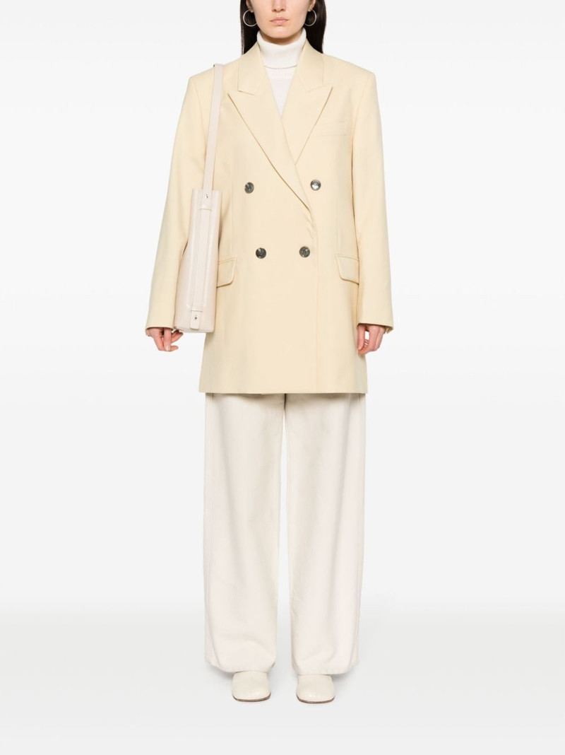 AMI Paris double-breasted virgin-wool jacket outlook