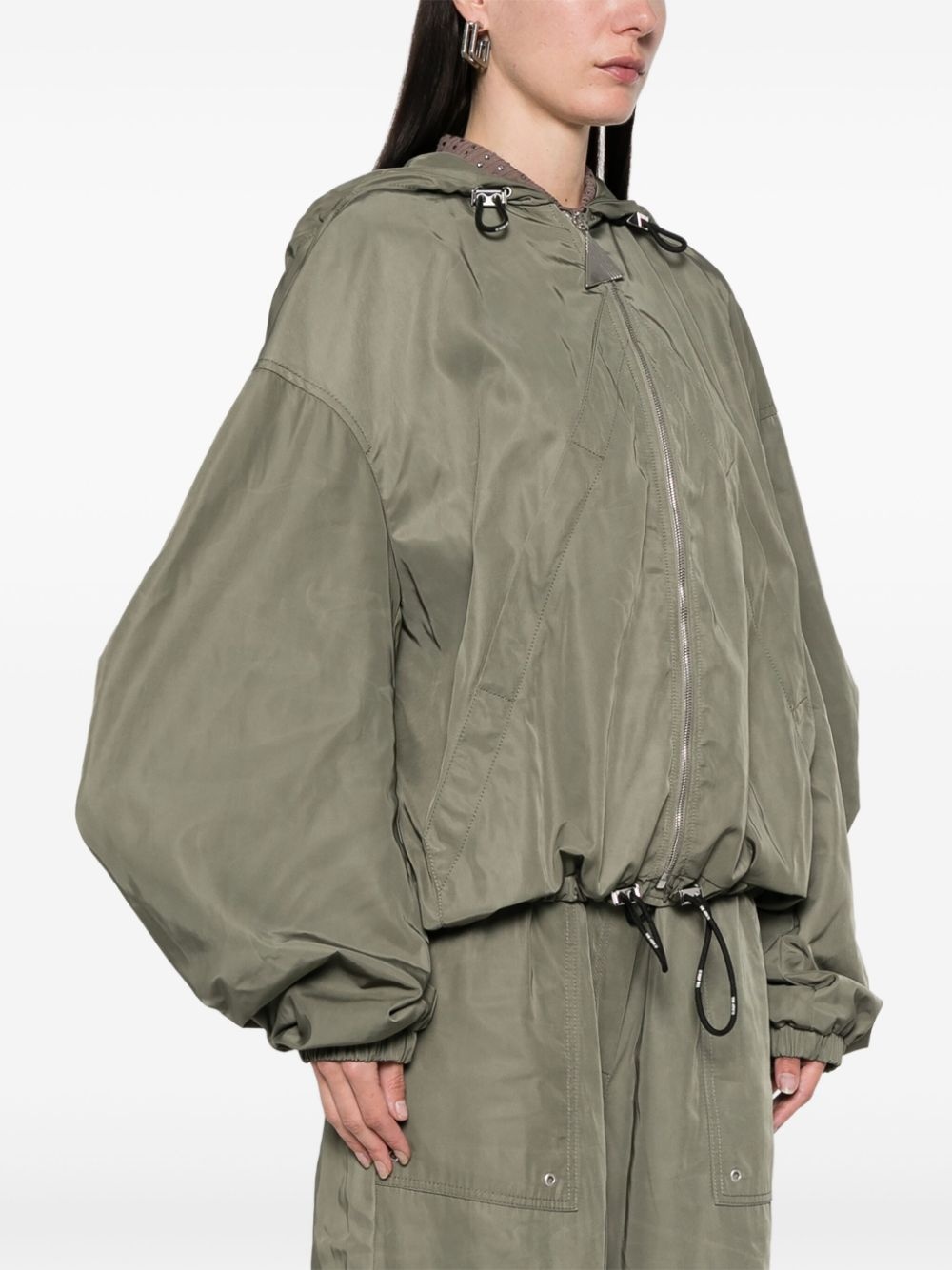 hooded bomber jacket - 3