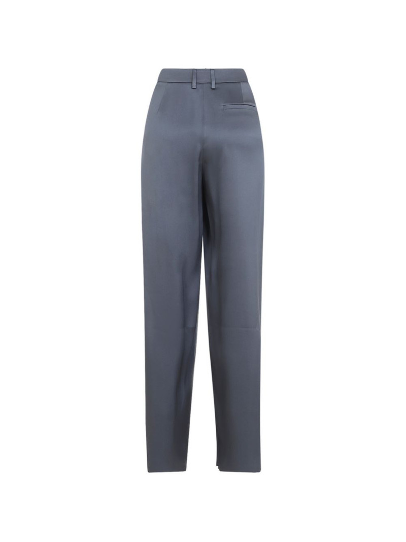 GIORGIO ARMANI pleated silk trousers outlook