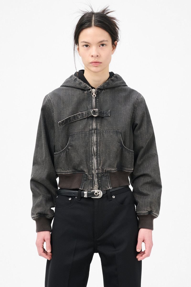 Coast Jacket Black Coated Wash 3