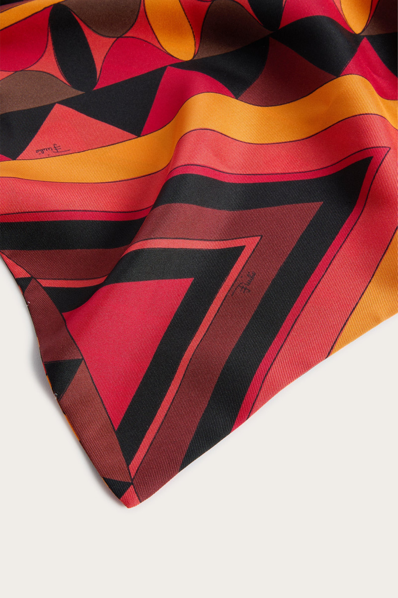 MANUBA PRINT SILK BANDANA 4