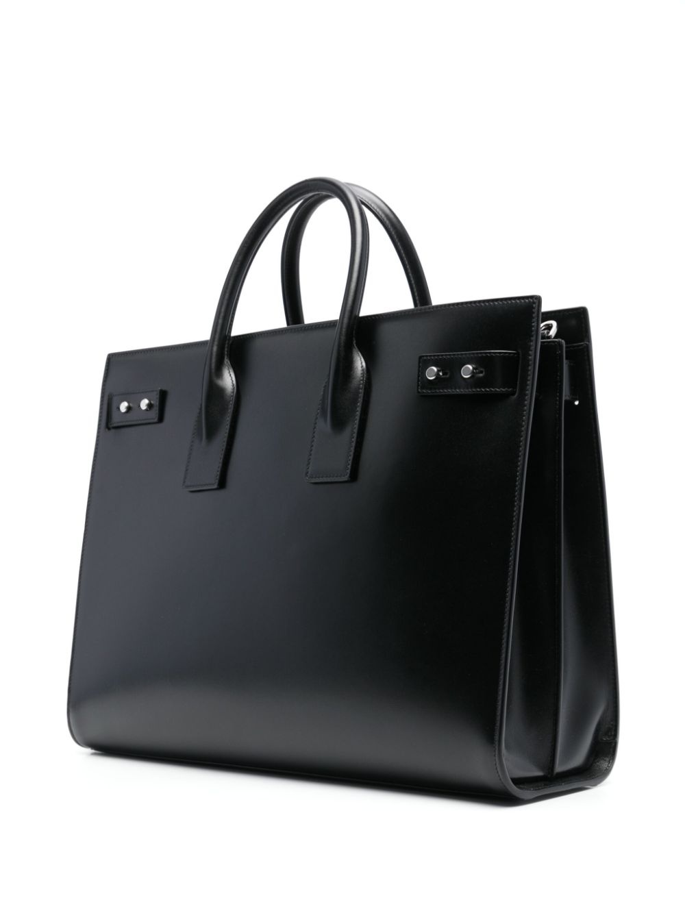 logo-debossed tote bag - 3