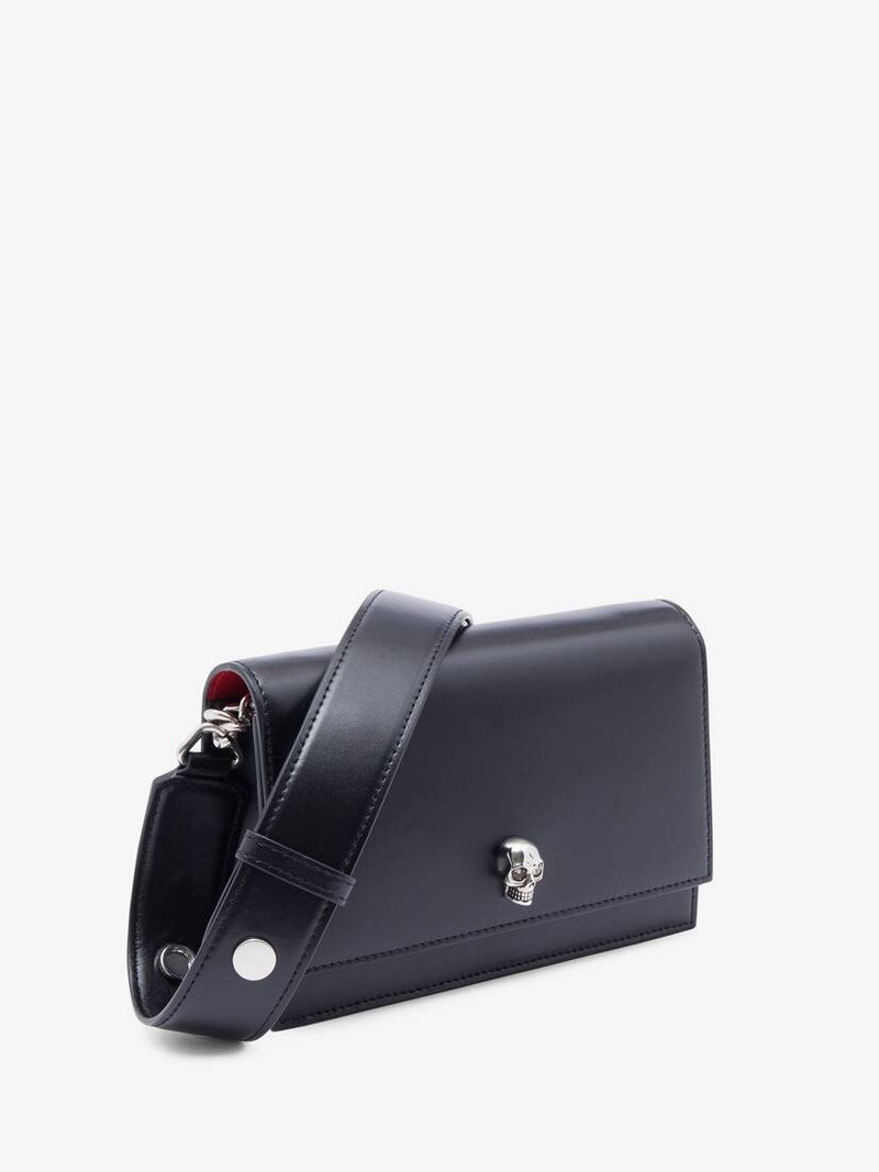 Women's Small Skull Bag in Black 2