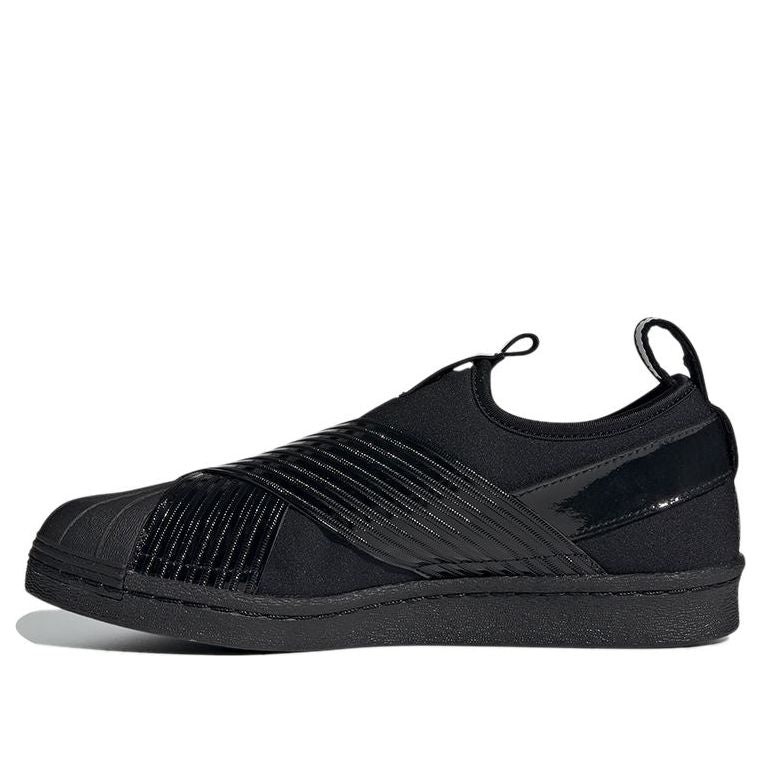 (WMNS) adidas Superstar Slip On 'Core Black' BD8055 - 1