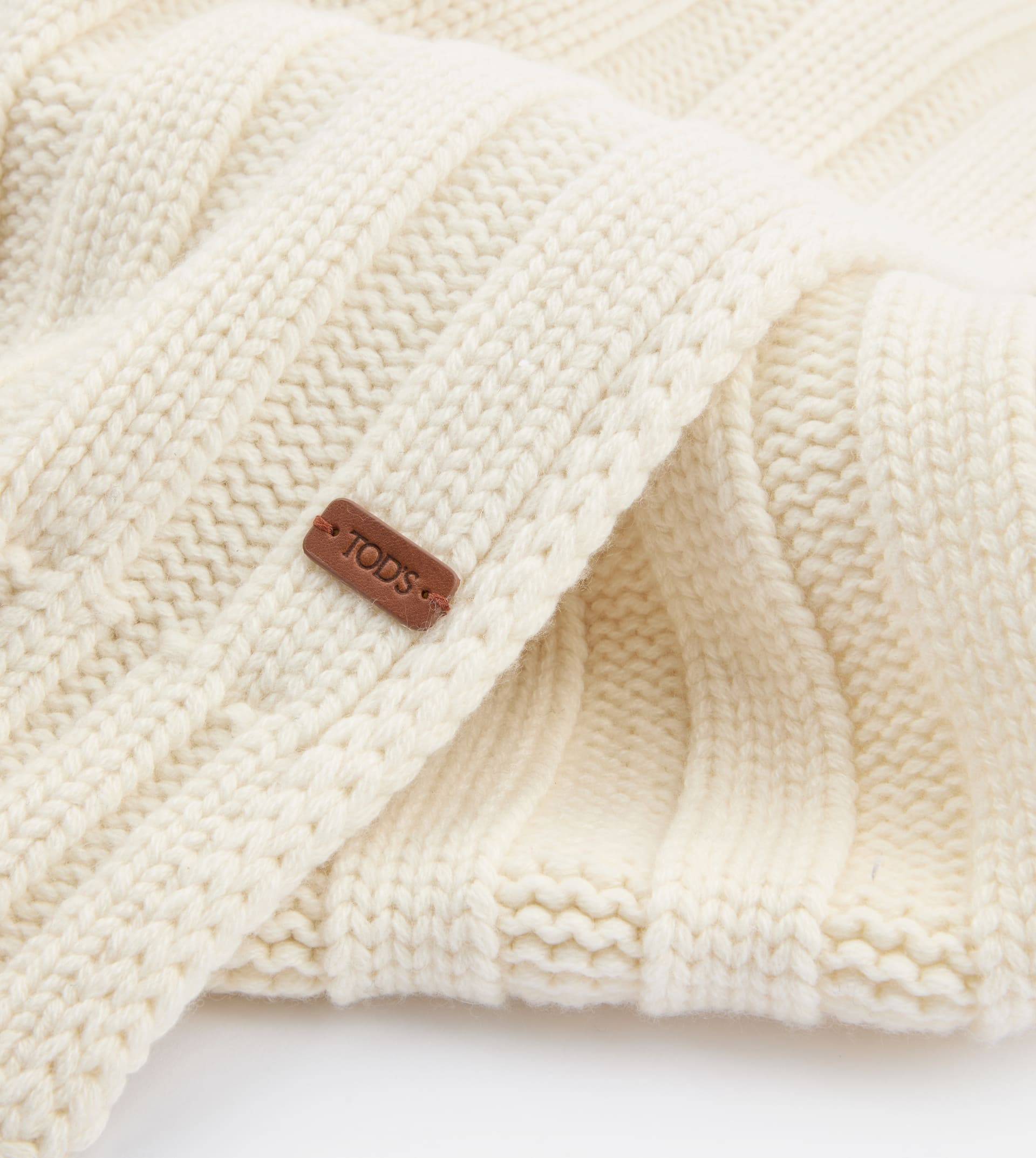 CASHMERE BLEND SCARF - GREY - 3