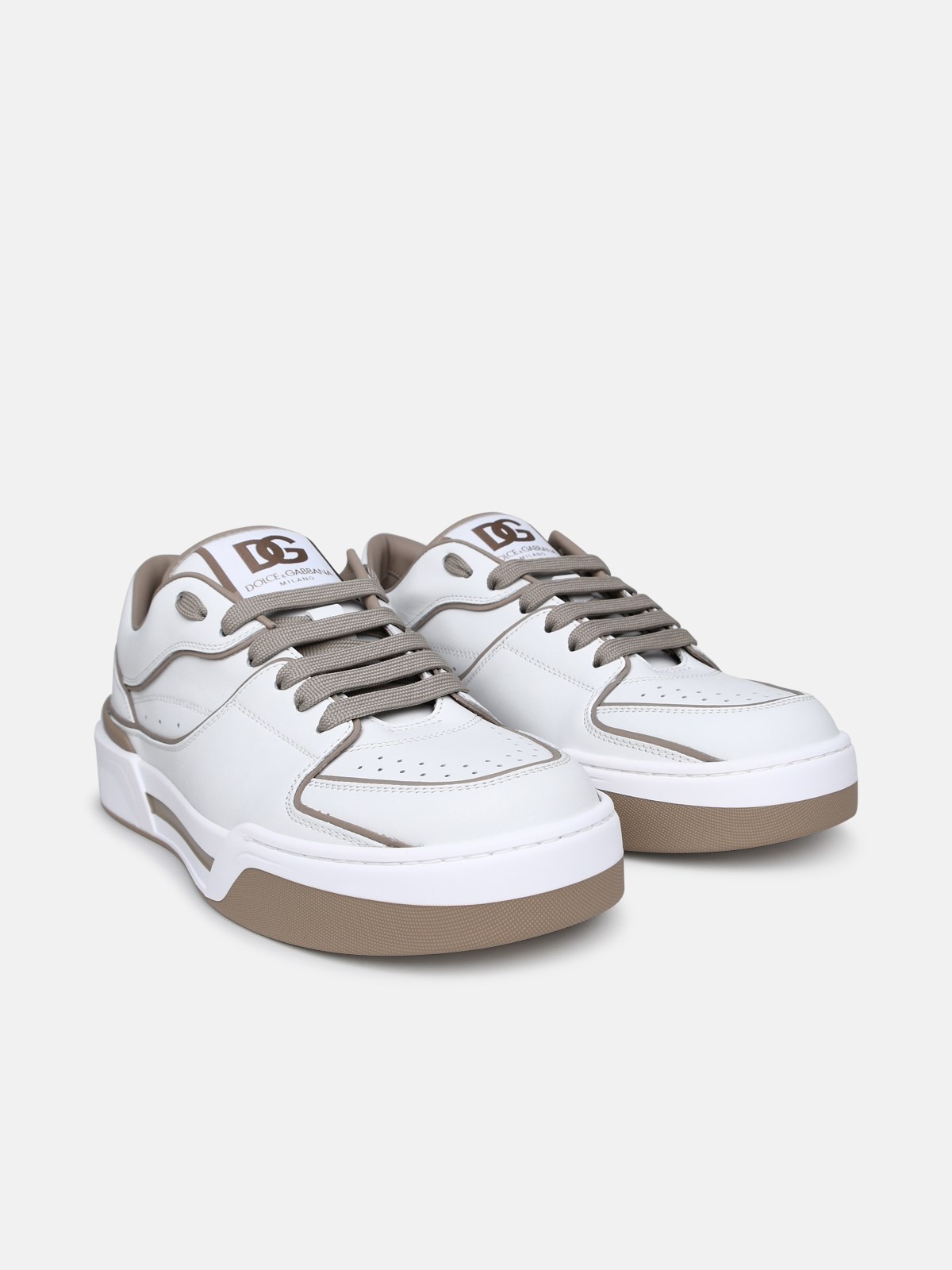 New Roma white leather sneakers - 2