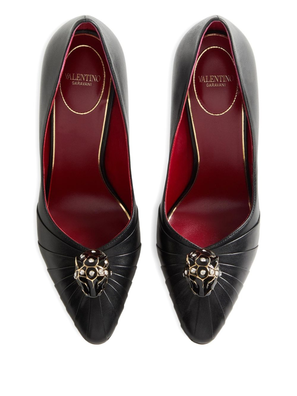 105mm Panthea pleated pumps - 4