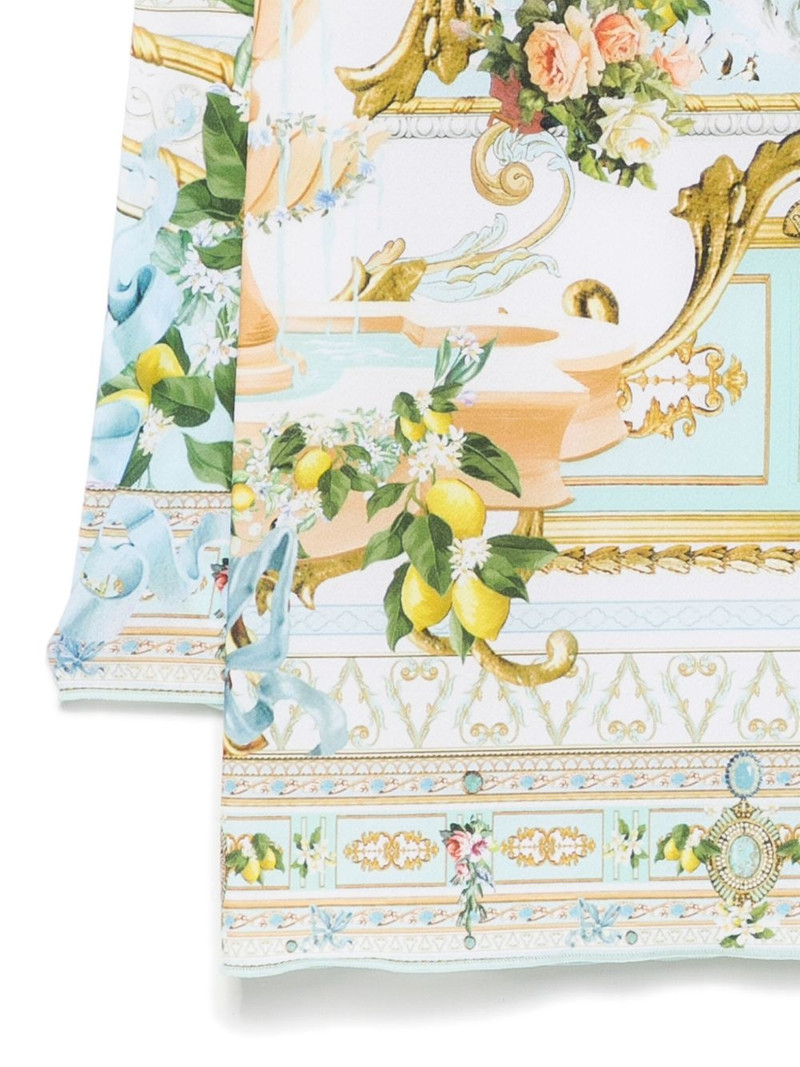 CAMILLA graphic-print beach sarong outlook