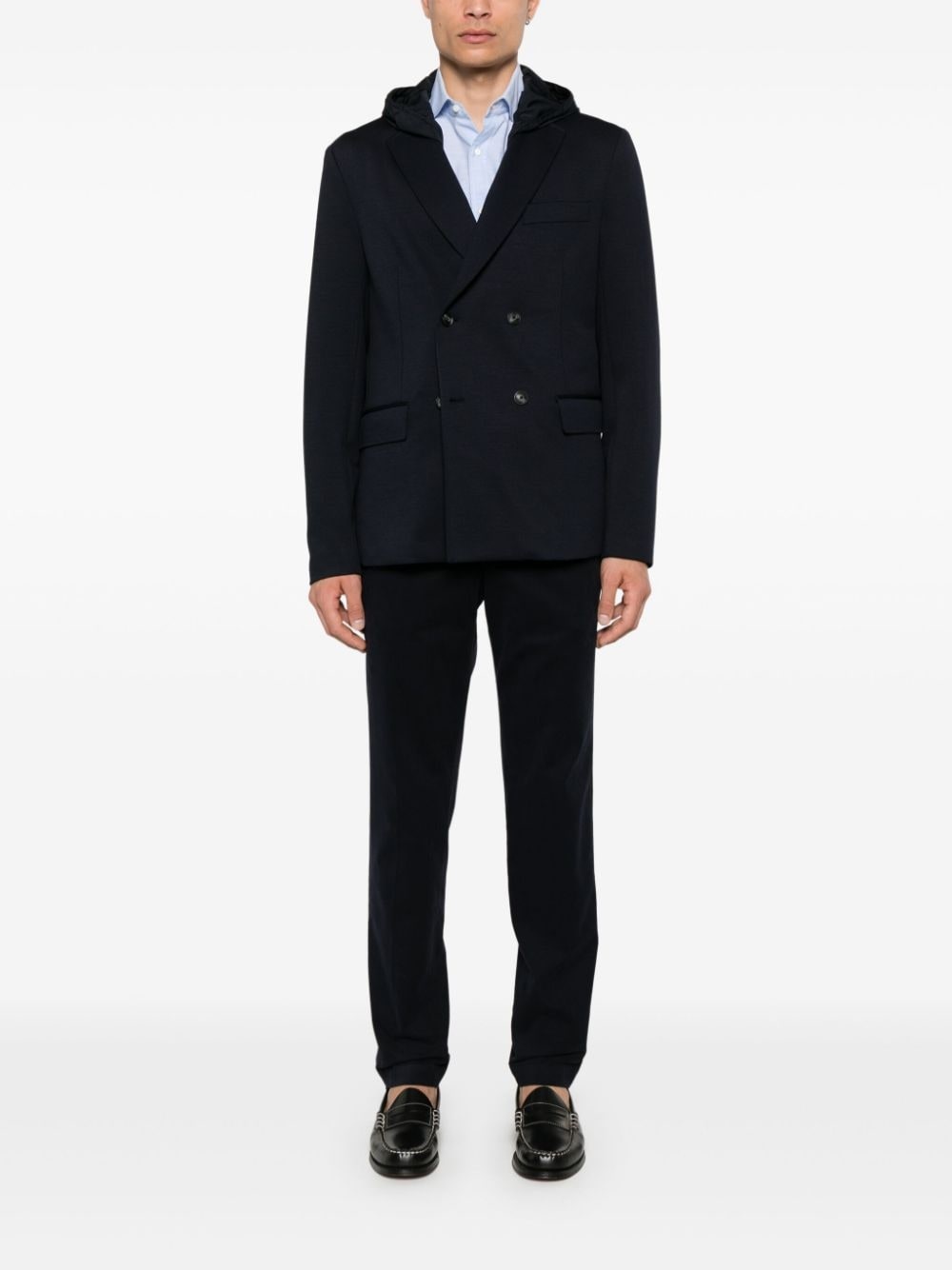 hooded blazer - 2
