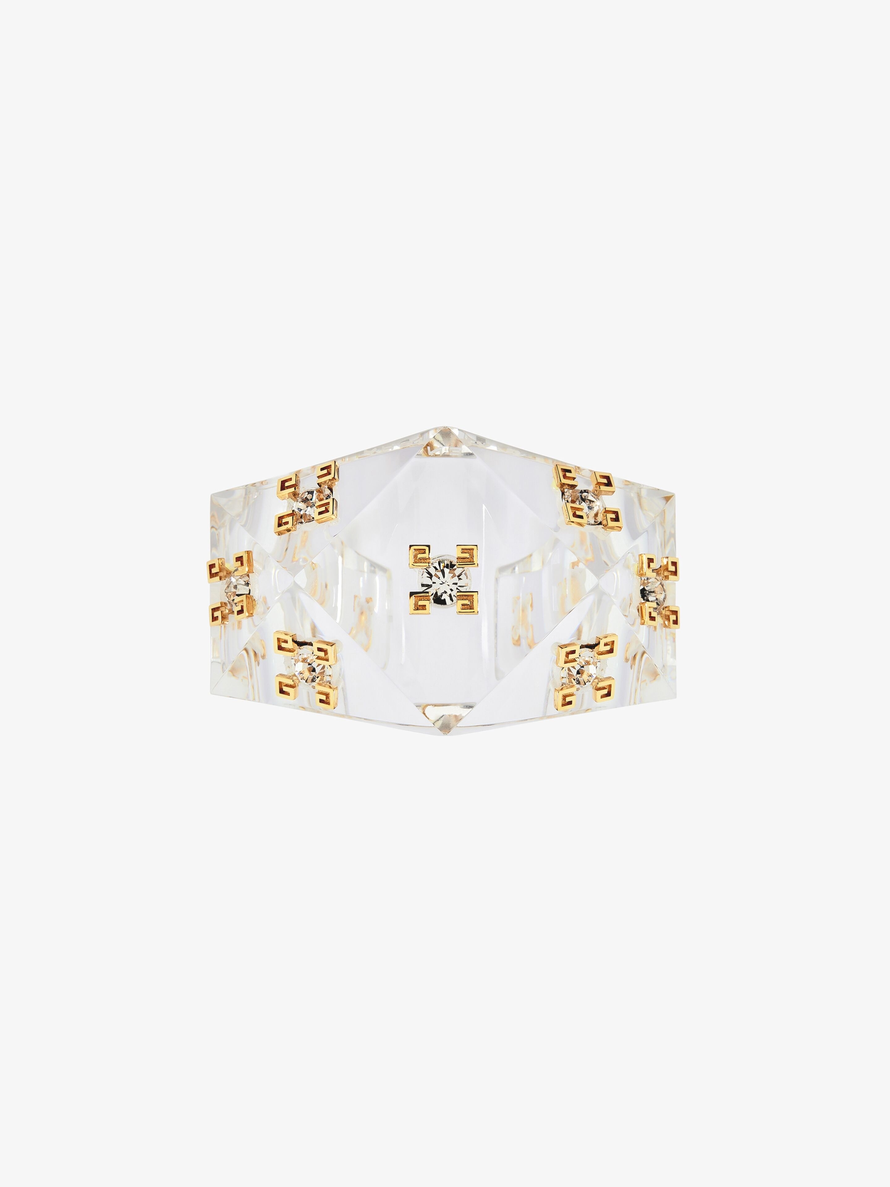 4G PLUMETIS BRACELET WITH CRYSTALS - 1