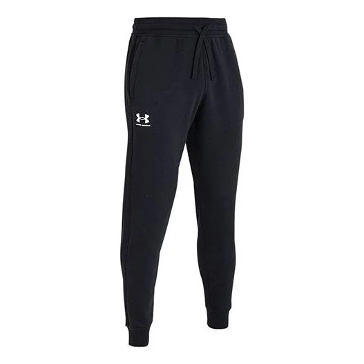 Under Armour Rival Jogger Fleece Pants 'Black' 1366727-001 - 1