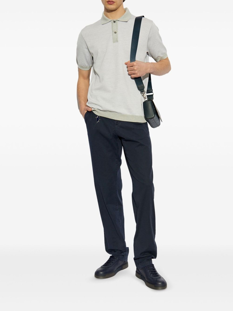 Paul & Shark silk-blend polo shirt outlook