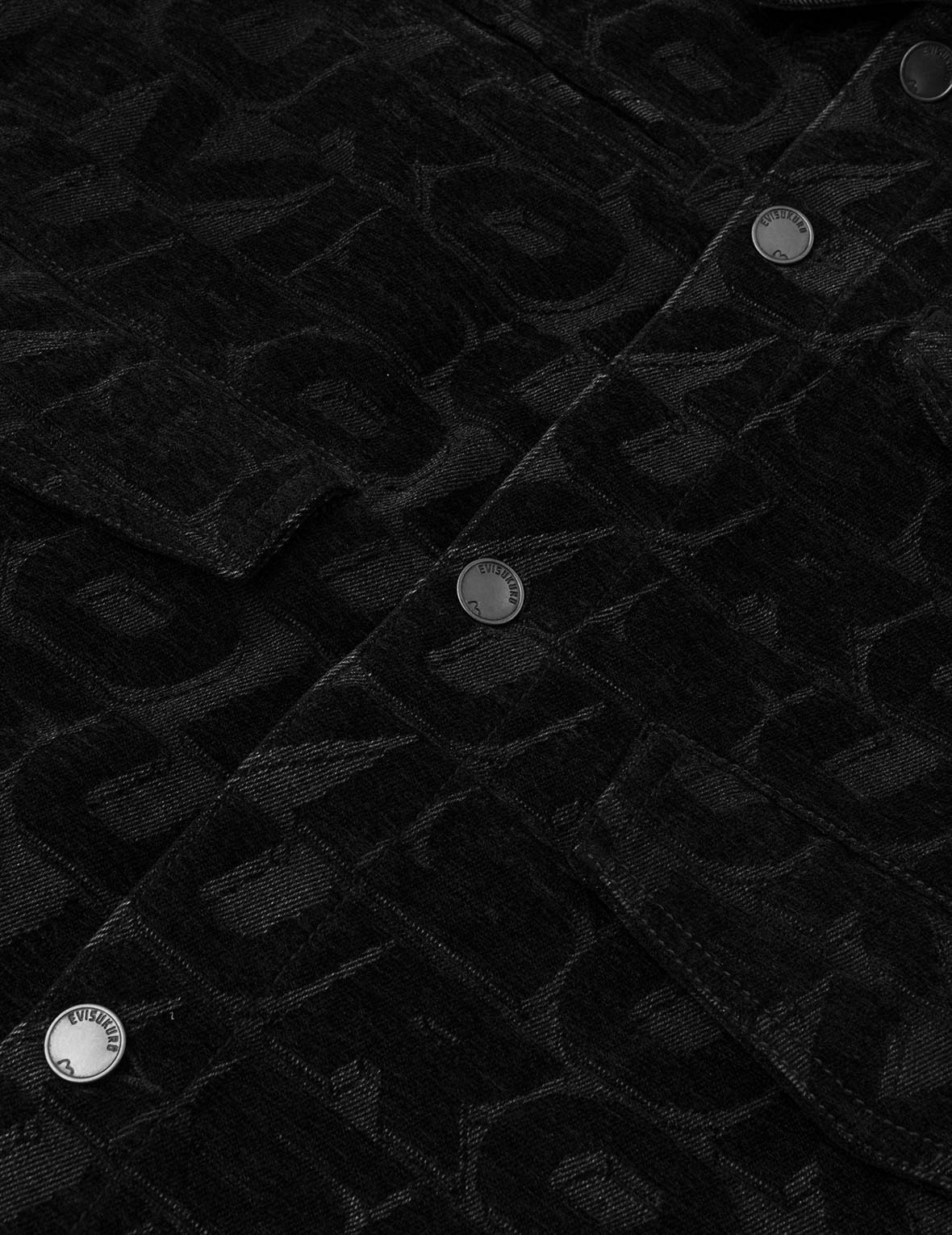 Allover EVISUKURO Jacquard Regular Fit Work Jacket - 11