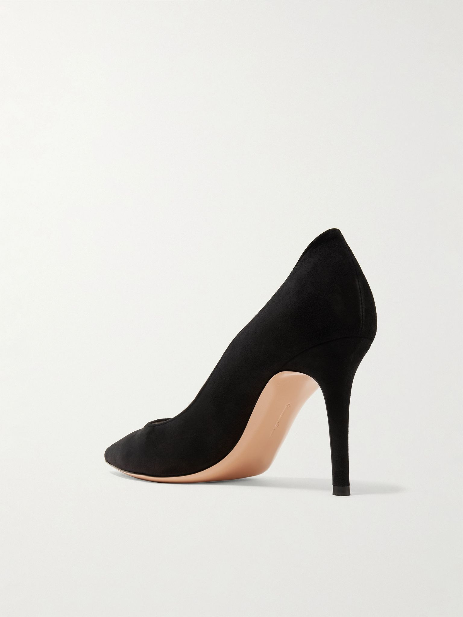 Gianvito 85 suede pumps Black - 3